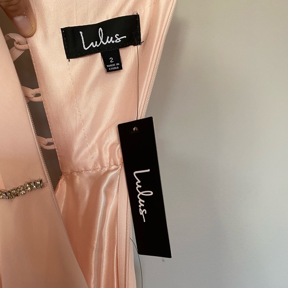 Blush Lace-Up Maxi Dress - BRAND NEW - Picture 6 of 7